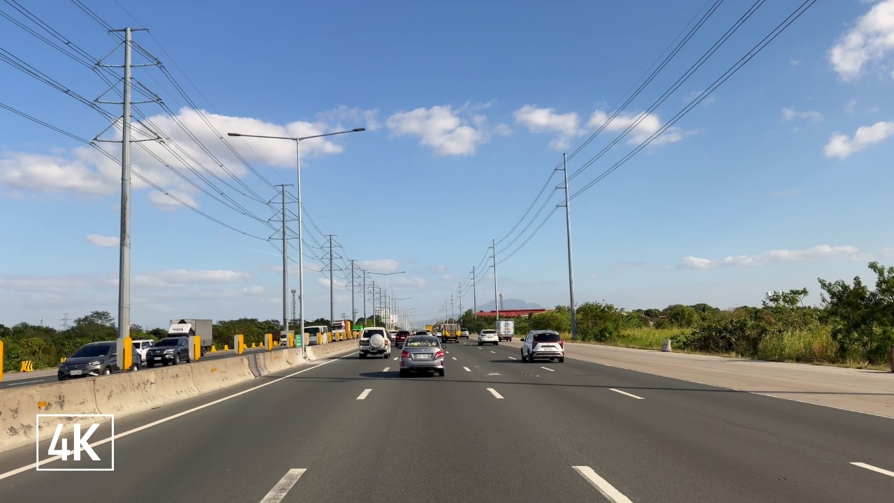 BGC Drive to Enchanted Kingdom 🇵🇭 | SLEX Expressway to Santa Rosa Laguna | 4K | Philippines