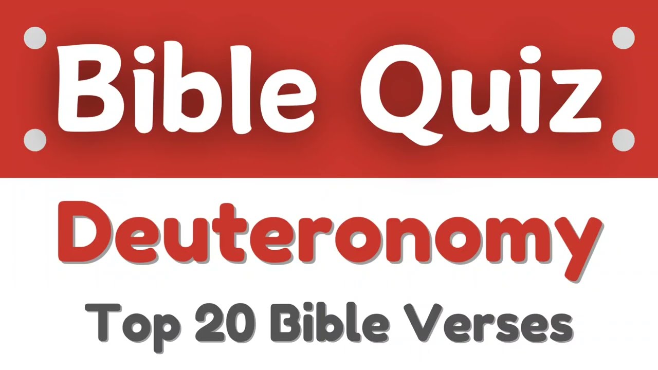 Bible Quiz | Deuteronomy Quiz | Bible Study  