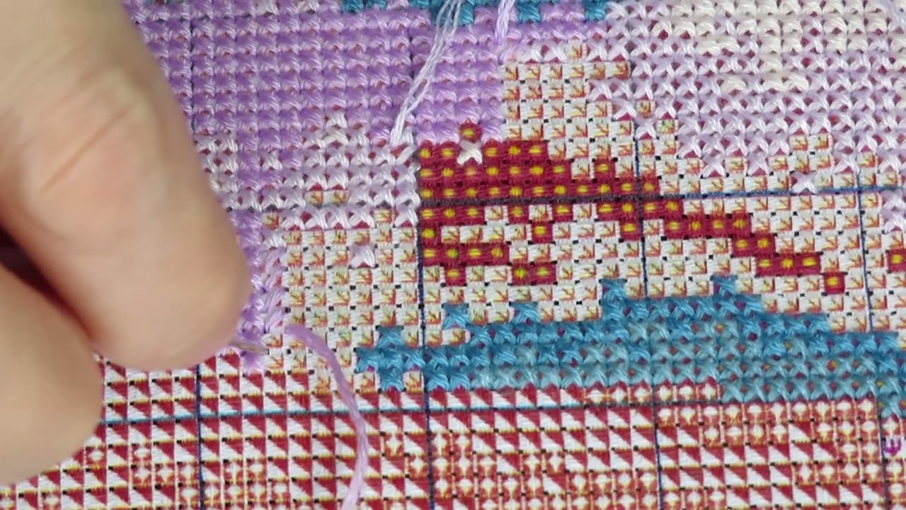 Romantic Flower Market #stitchalong #crossstitch