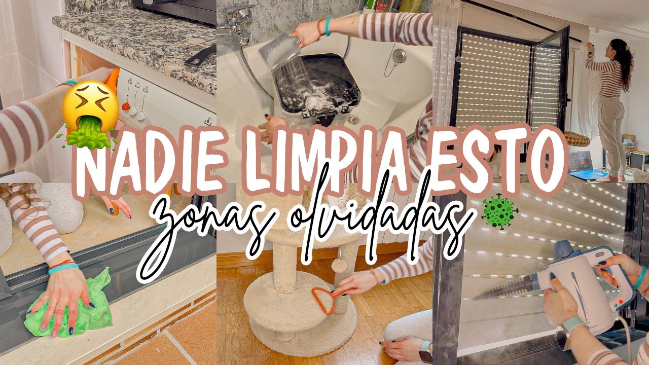 LIMPIO zonas OLVIDADAS de casa… 😱 y no sabía que estaban así