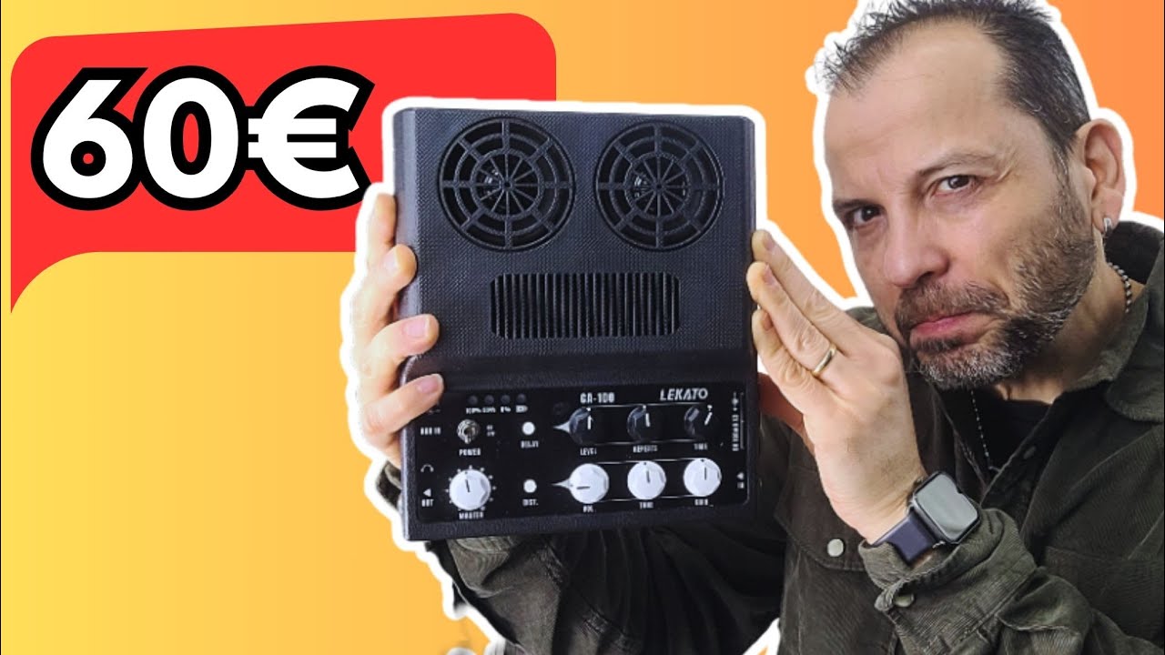 Amplificatore per Chitarra 20 Watt a batterie ricaricabili 60€ - Lekato CA100
