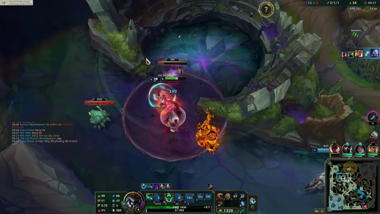 Mordekaiser top #5, out top bạn với gấp đôi sát thương gây ra (Runor)