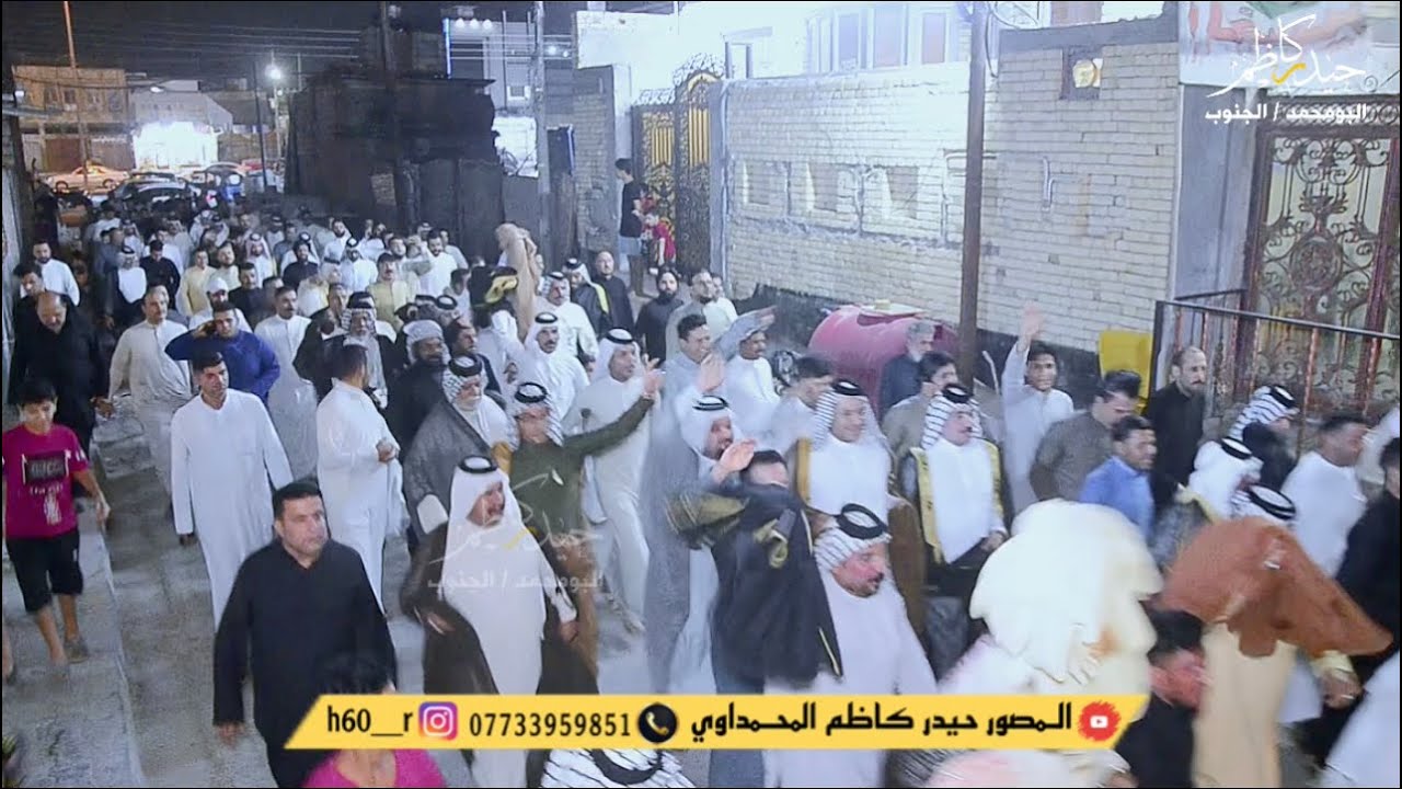 دخول نارري//تجمع قبيلة البومحمد المركزي الى الاخ أبوعلي عباس البطبوطي بعقد قران ولده علي