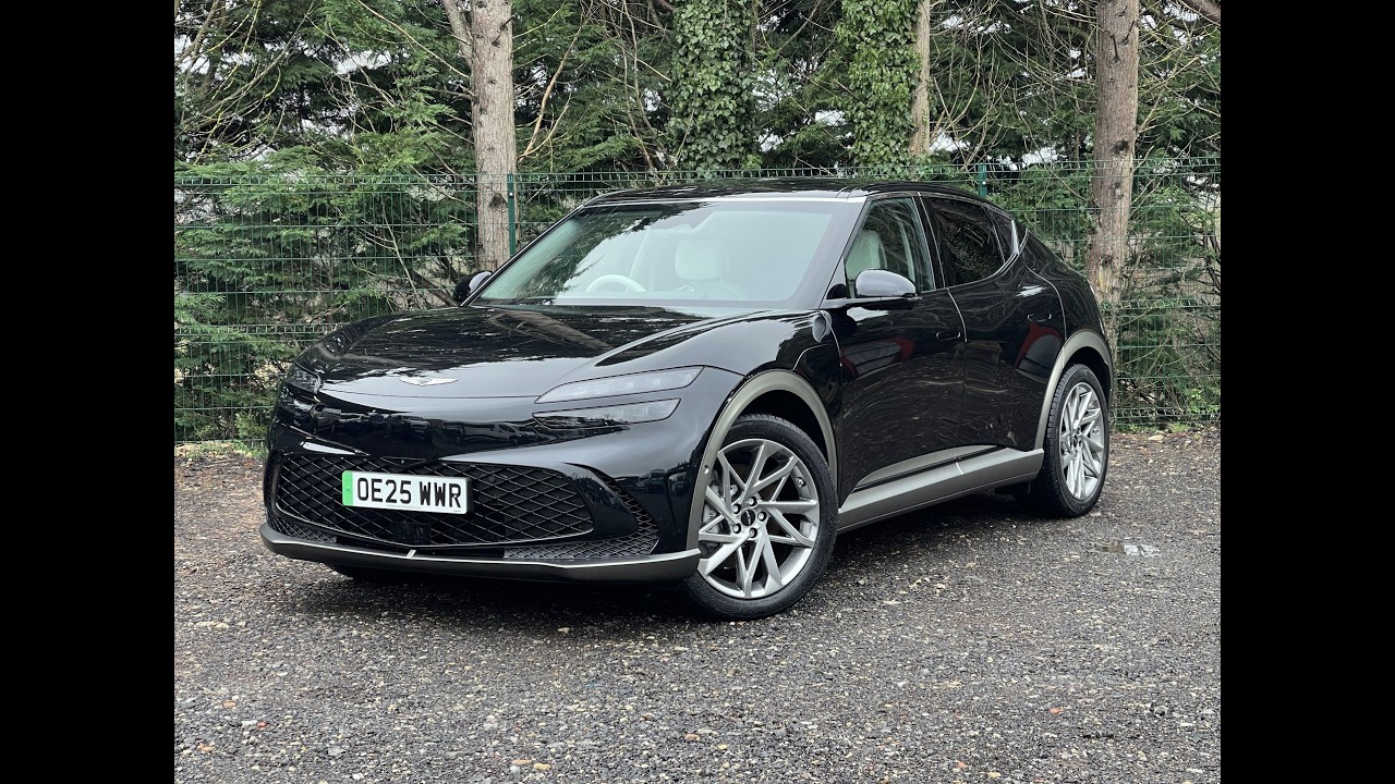 2025 Delivery Mileage Genesis GV60Sport AWD in Vik Black with Innovation Pack at PrelovedJurni.co.uk
