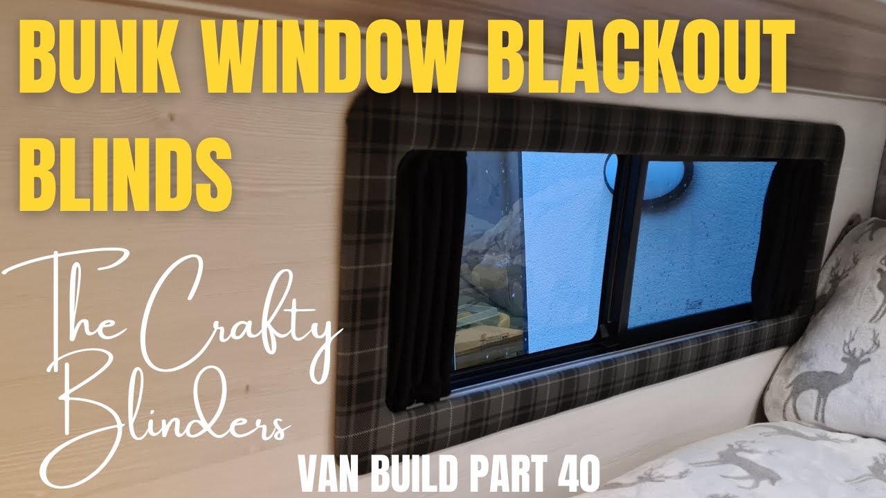 selfbuild campervan | vw crafter | van build | window surrounds | part 40 | the crafty blinders