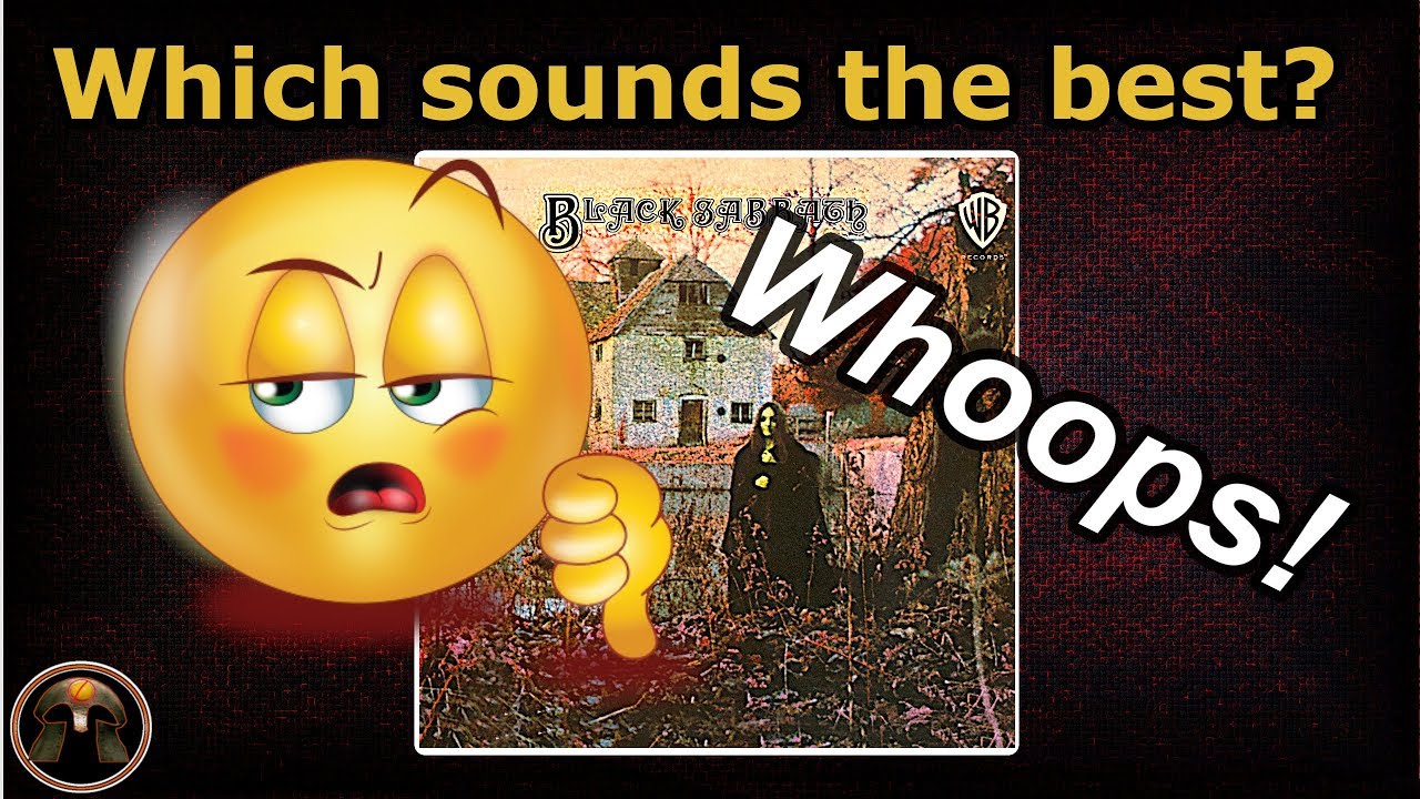 My Black Sabbath Mistake (pre-emphasis vs. de-emphasis)