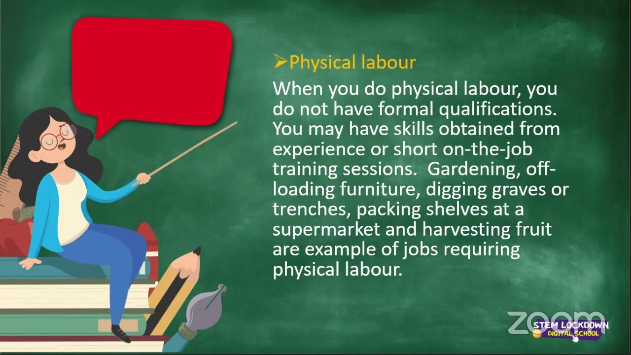 Grade 11 LO 11 May 2020 Personal expectations about jobs and careers