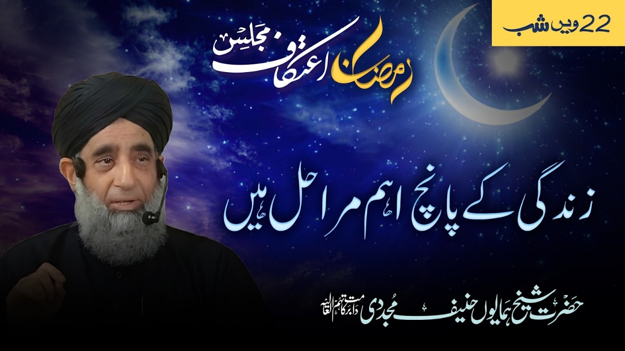 Itikaaf Majlis 22nd Shab | Hazrat Shaykh Humayun Hanif