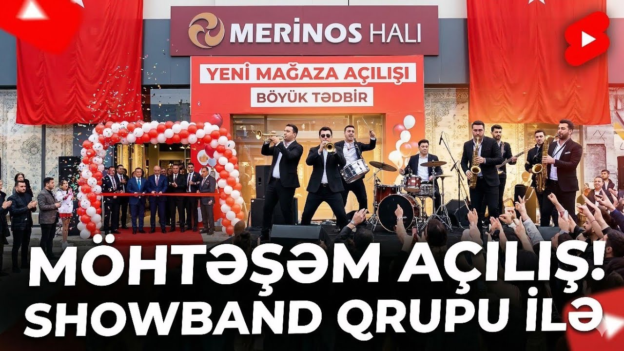 Showband Qrupu Merinos Halinin Açılışında!