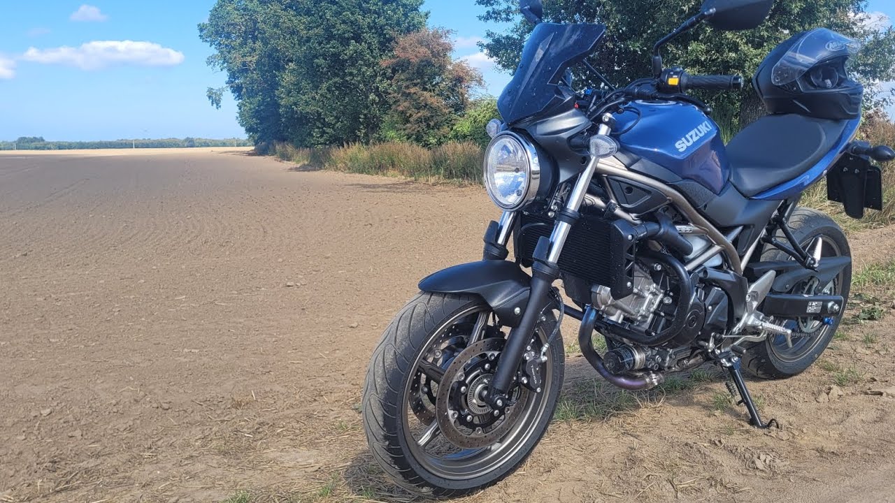 Suzuki SV 650 dostał kilka przydatnych akcesoriow. 😊