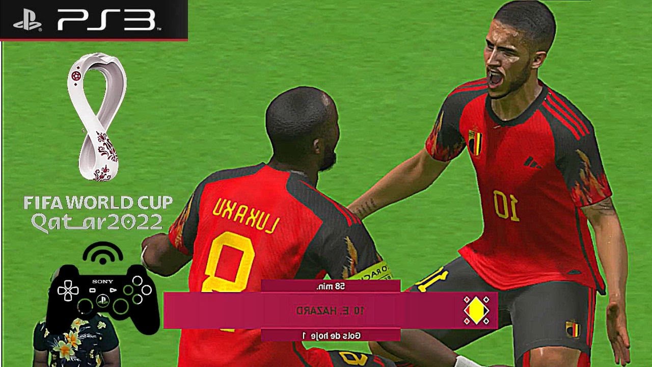 ✅eFOOTBALL 2023 PS3| BELGICA X MARROCOS| POTATO PATCH V12| FIFA World Cup Qatar 2022