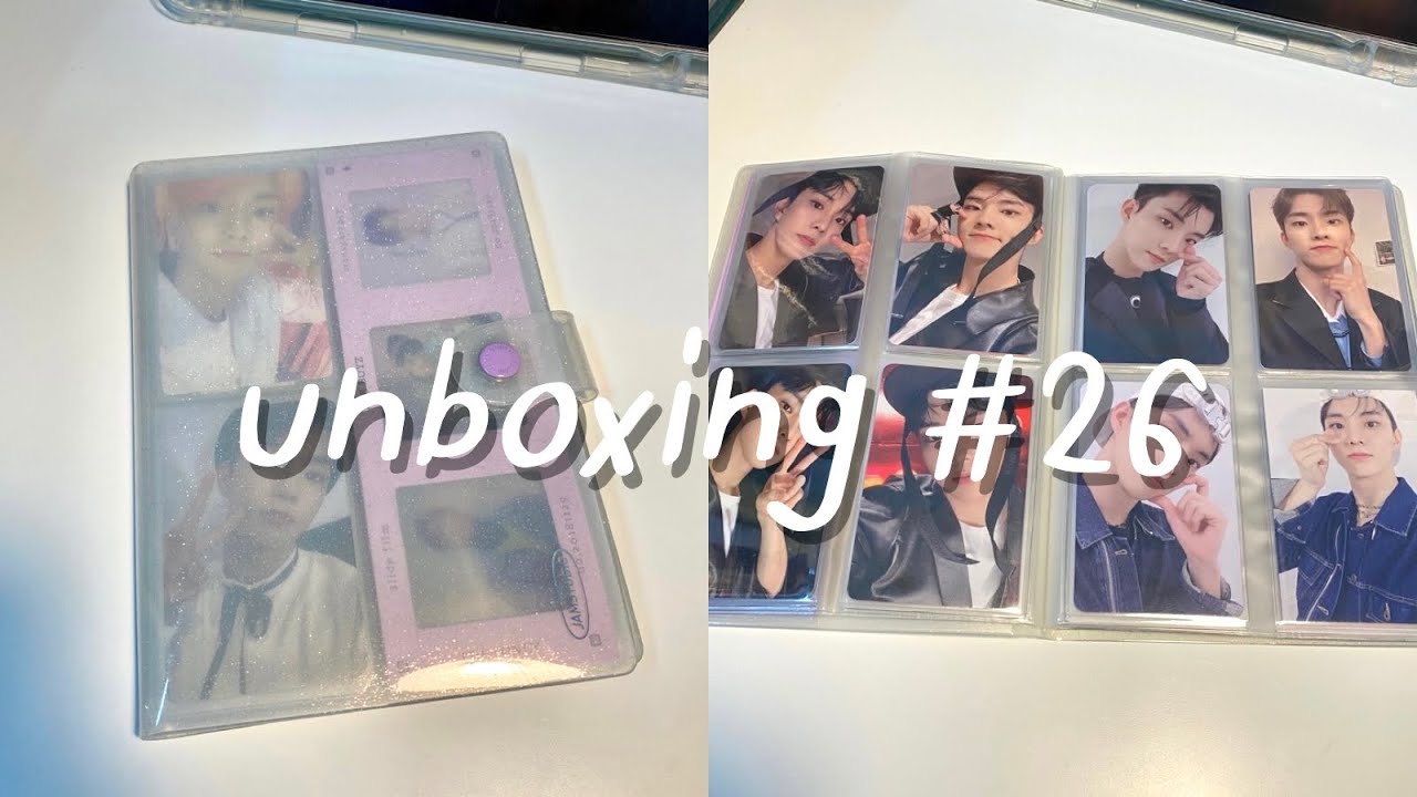 unboxing #26 | แกะพัสดุ แฟ้มjamstudio ver.2, เปลี่ยนแฟ้ม(อีกแล้ว), การ์ดคิว the boyz 🦋