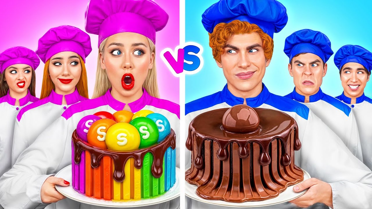 Reto De Cocina Ni&ntilde;os vs. Ni&ntilde;as | Guerra de Cocina Divertida de Multi DO Challenge