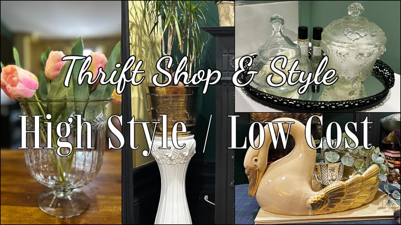 Thrift Shop And Style With Me/Vintage Home Decor