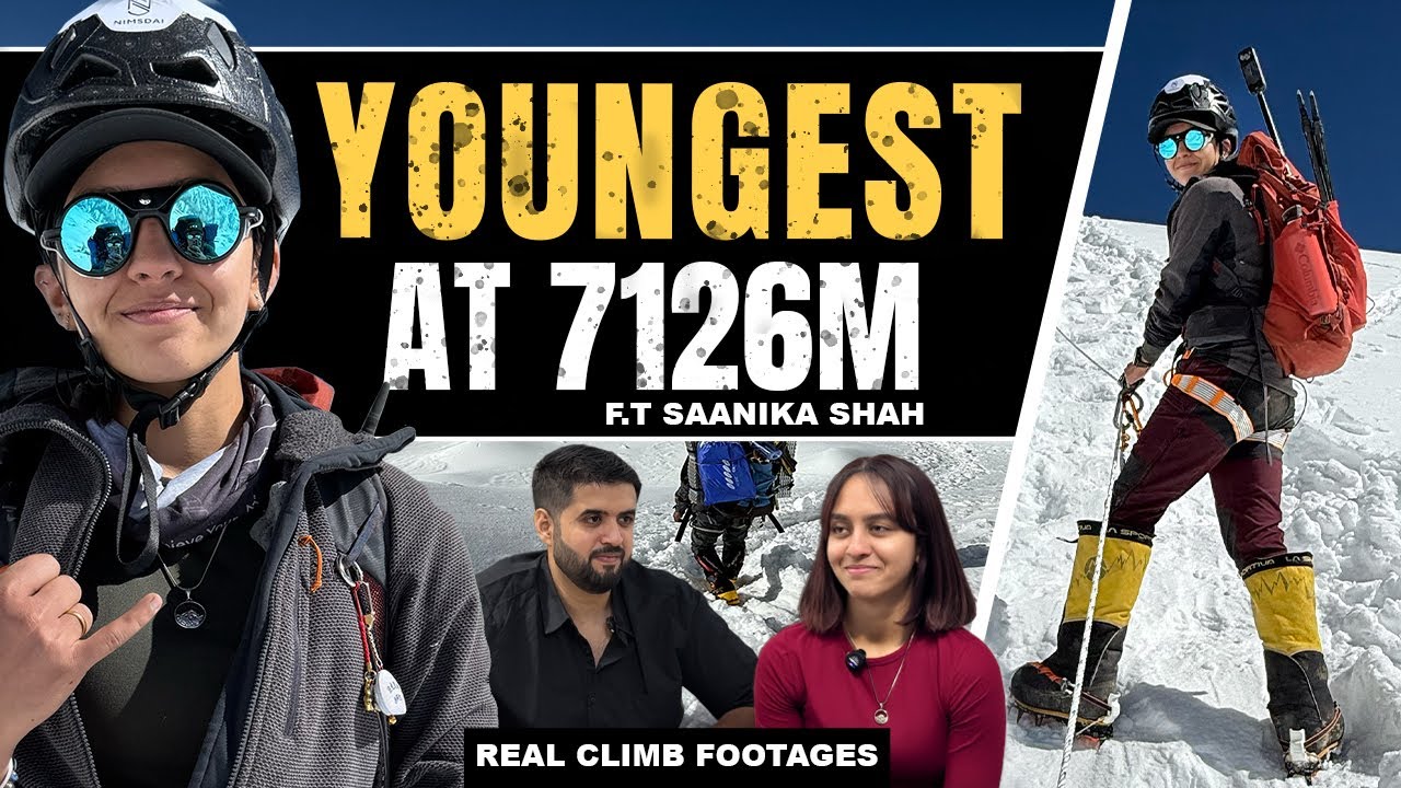 Youngest Indian to Summit Mt Himlung 7126M | Death, Mystery & Survival | Ft. Saanika Shah #podcast