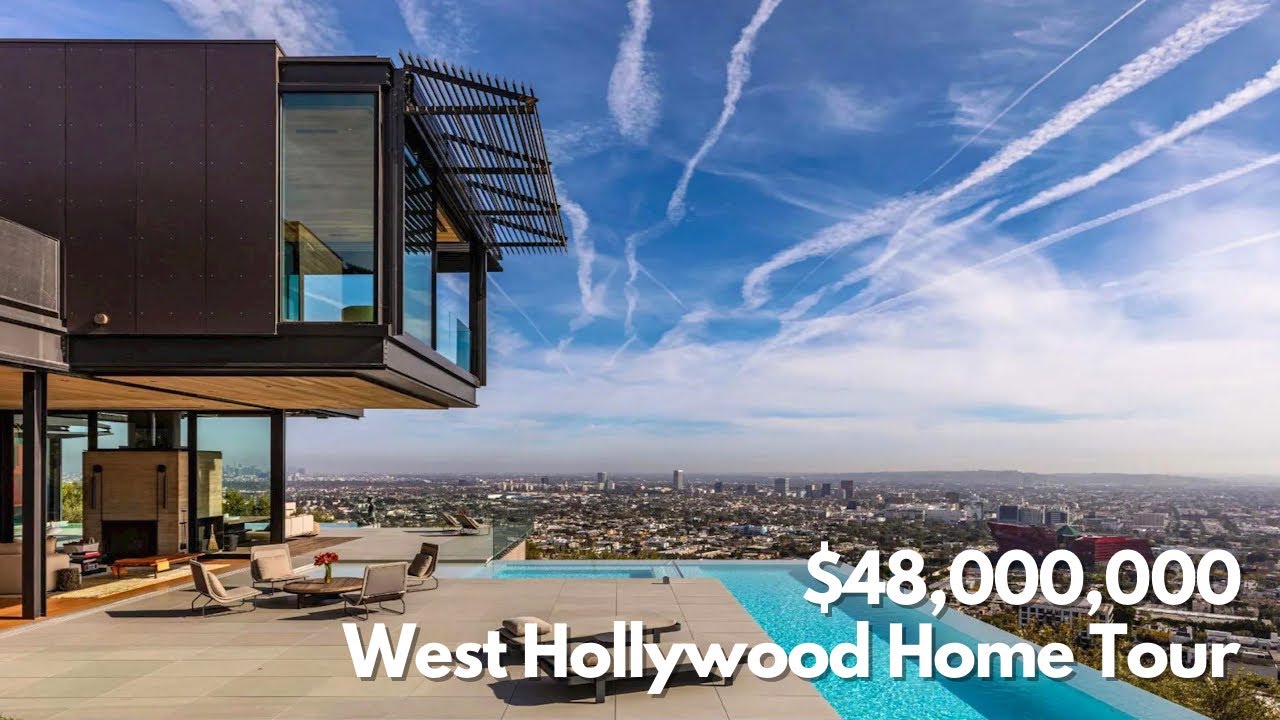 Inside a Unique $48M Luxury West Holllywood Home | Los Angeles Home Tour