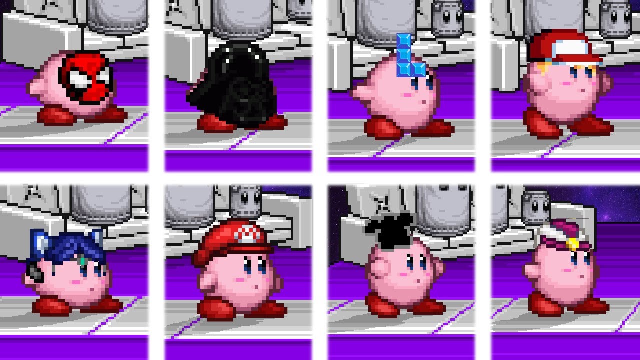 SSF2 Project PS 5.1 | All Hats & Powers of Kirby