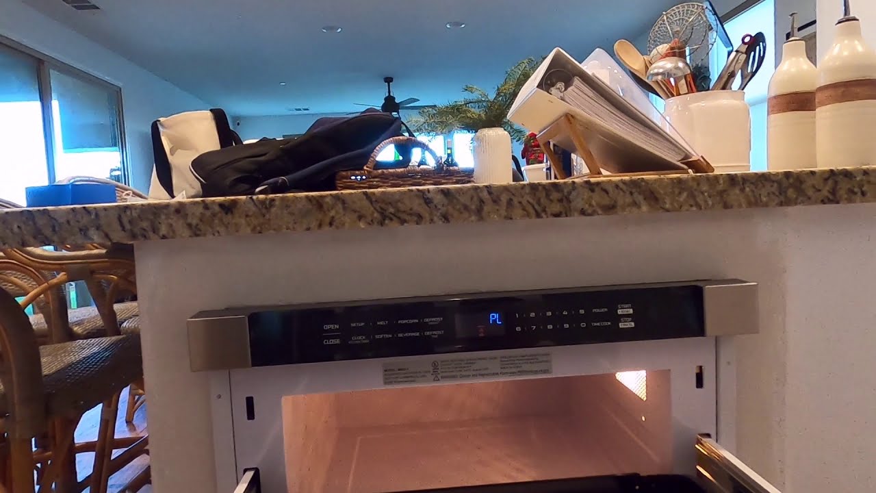Microwave drawer installation