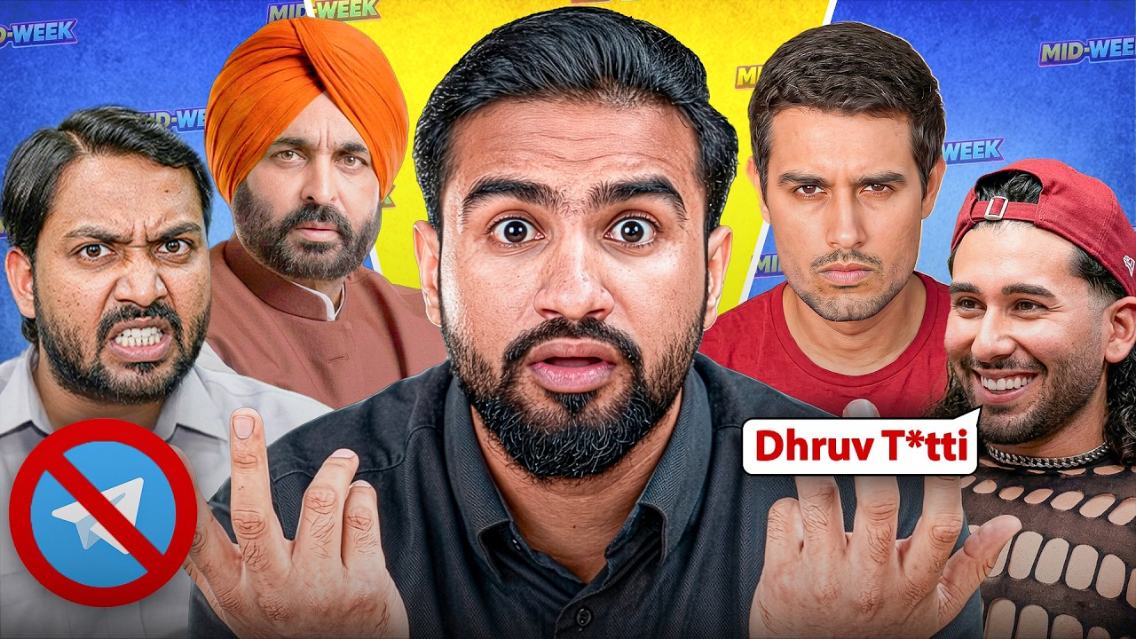 Telegram Banned, Khan Sir Exposed & Orry vs Dhruv Rathee | Midweek