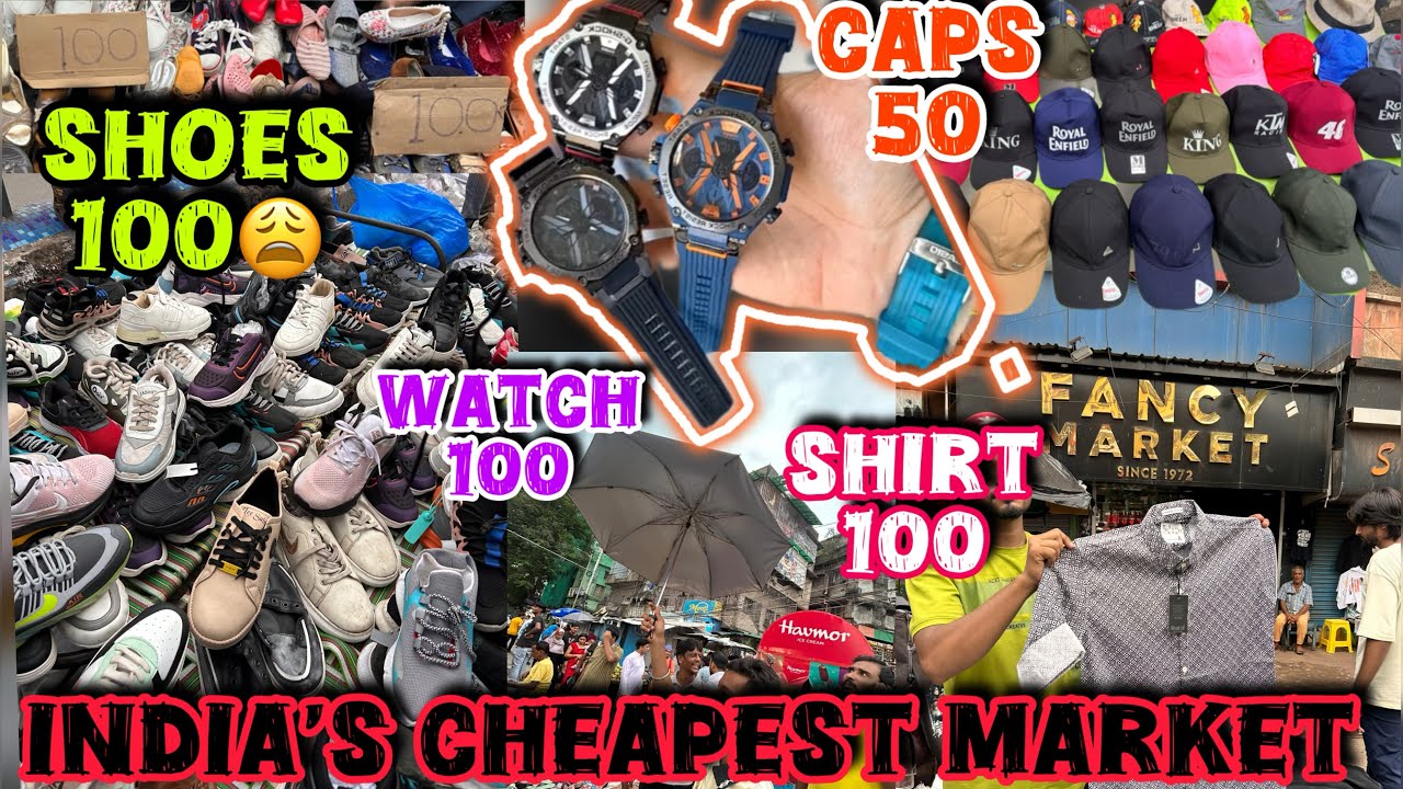 INDIA’S CHEAPEST CLOTH MARKET ! All under 100 rupees 😱