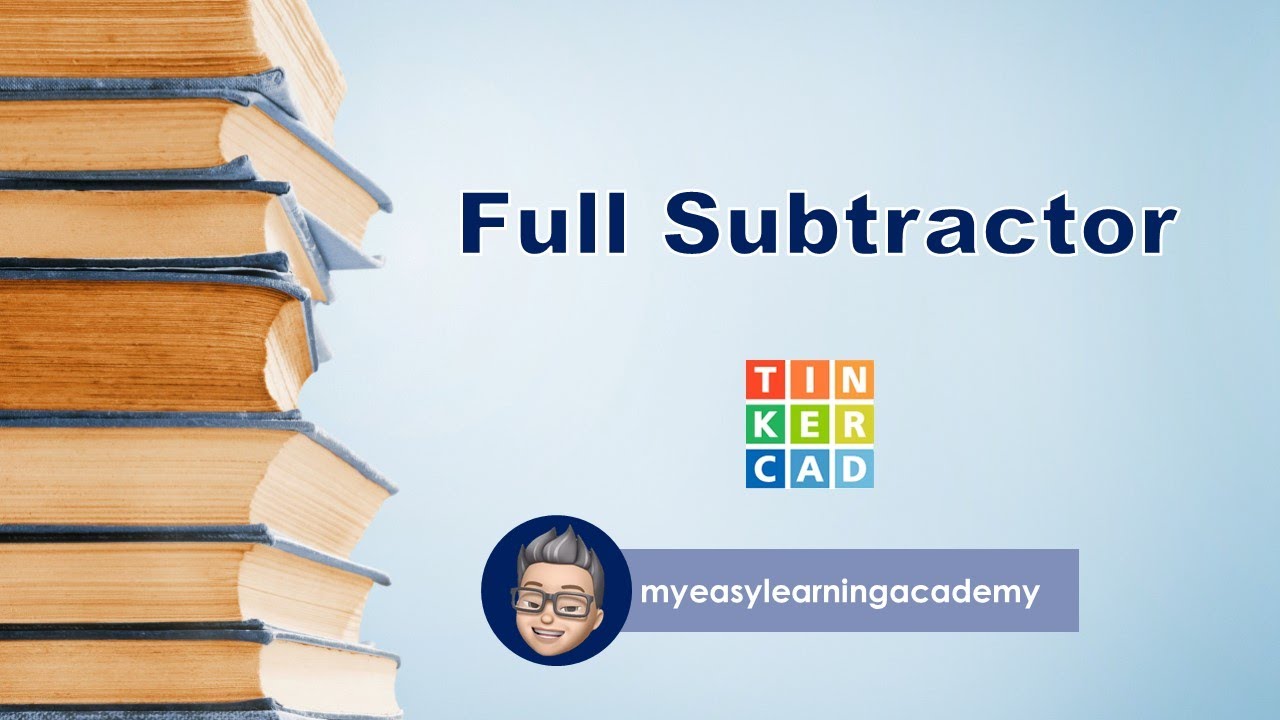 Full subtractor | Implement Full Subtractor using breadboard on Tinkercad