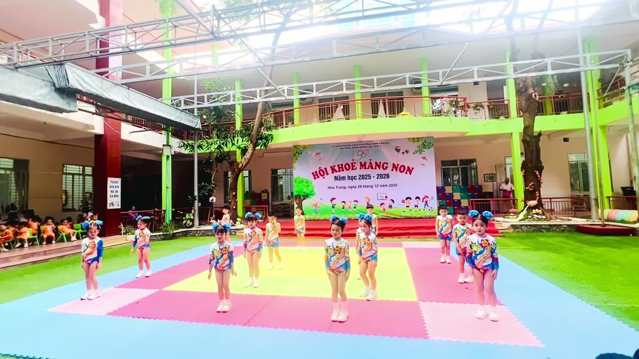 An Kỳ lớp 5-6 tuổi E thi Hội khoẻ măng non 2025 đạt giải nhì toàn đoàn 