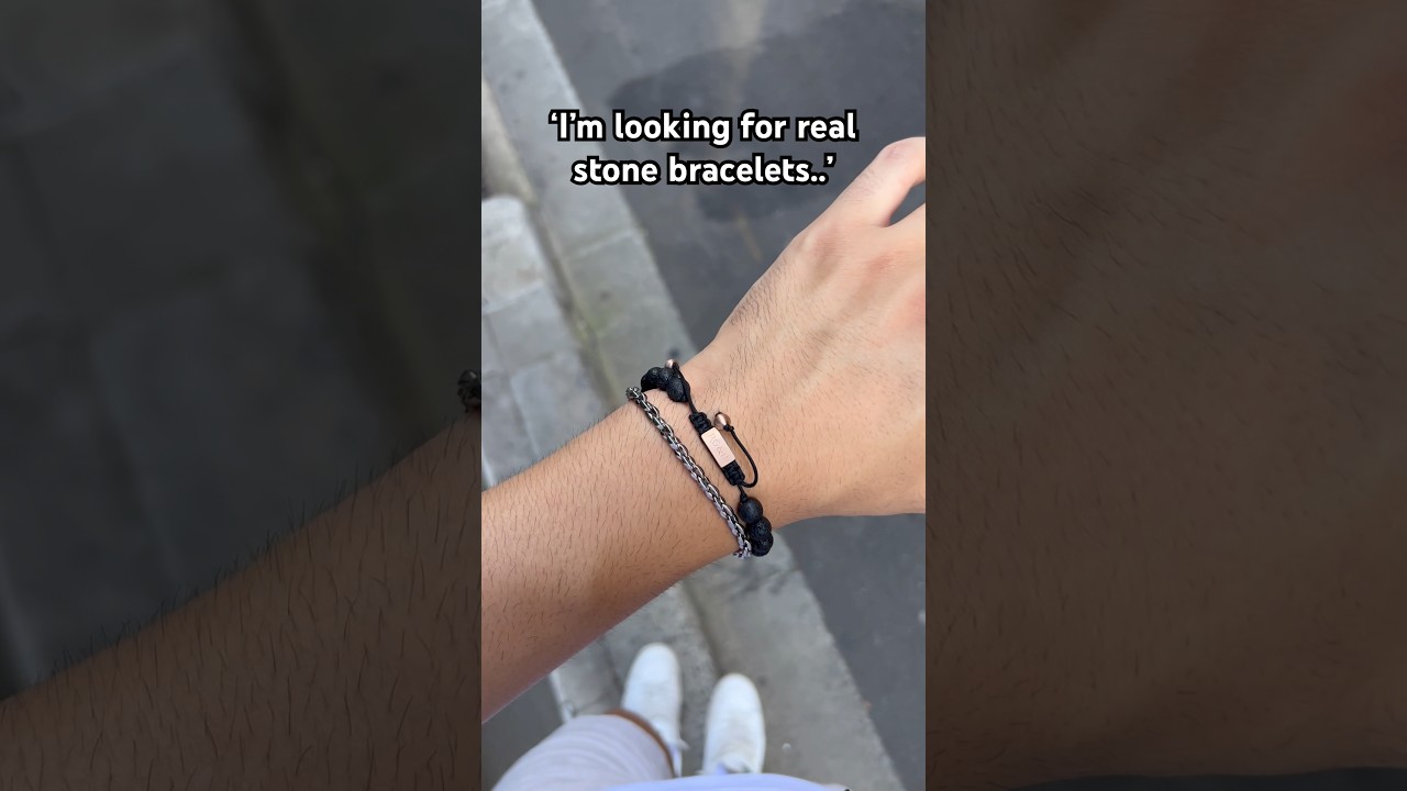 Best stone beaded bracelets for men (100% real stone)