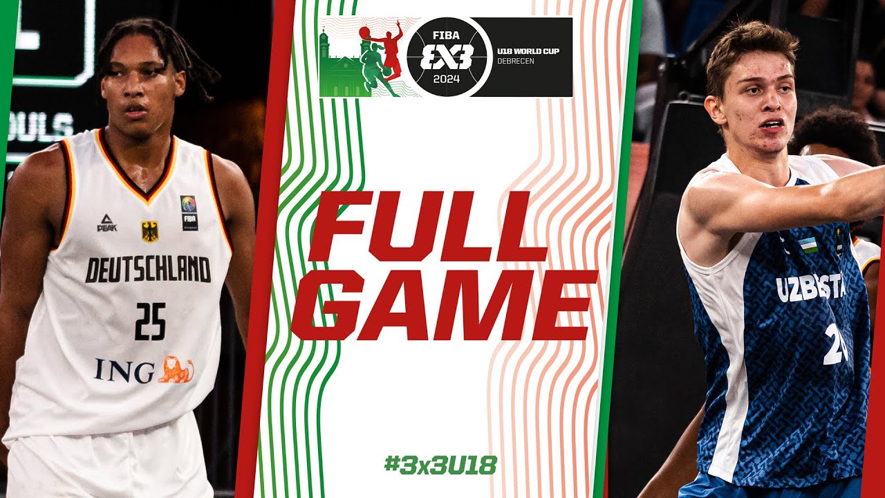 Germany 🇩🇪 v Uzbekisatan 🇺🇿 | Men | Full Pool Game | FIBA 3x3 U18 World Cup 2024