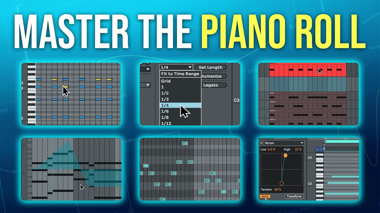 10 Piano Roll Techniques for Writing Incredible Patterns