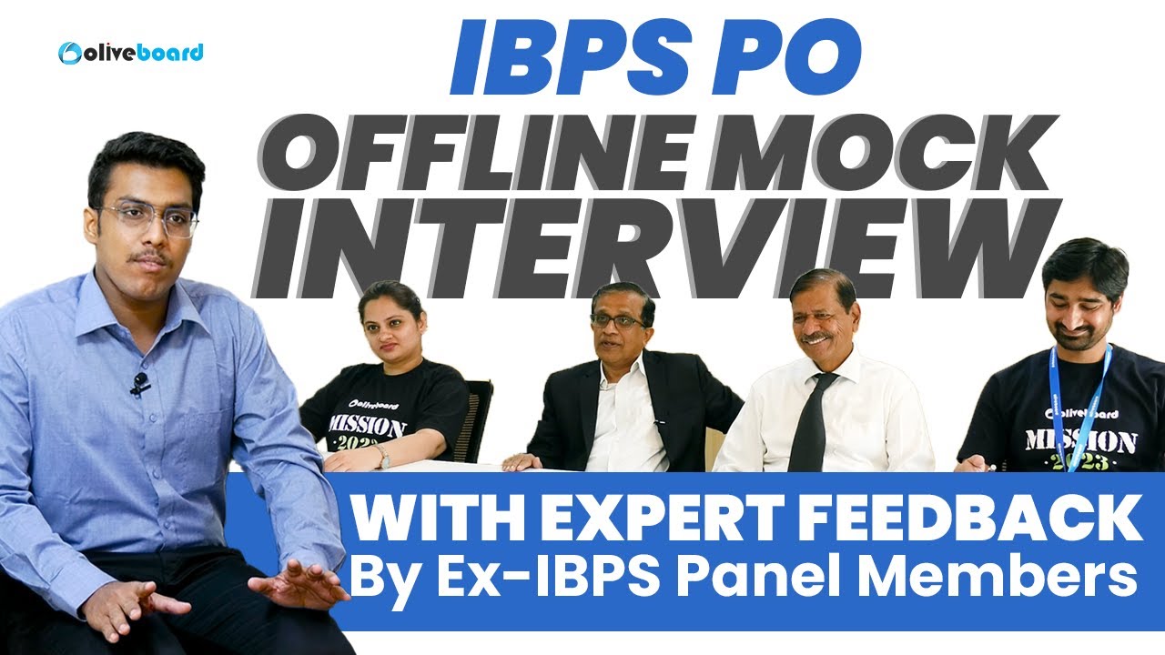 IBPS PO Mock Interview 2023-24 | Expert Feedback By Ex- IBPS Panel Members & OB Experts | Vignesh
