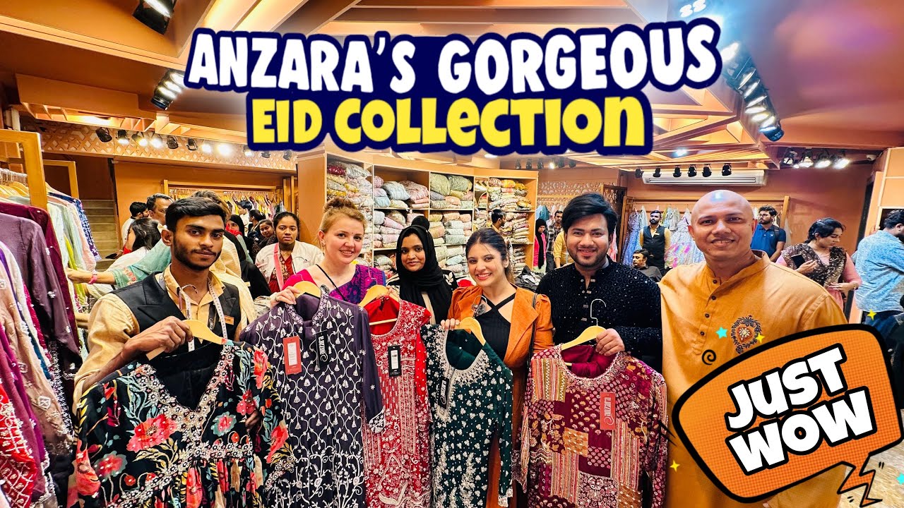 Anzara গর্জিয়াস ঈদ কালেকশন দেখতে সরাসরি নাতালিয়া হাবিব হাজির || Anzara's  exclusive Eid collection