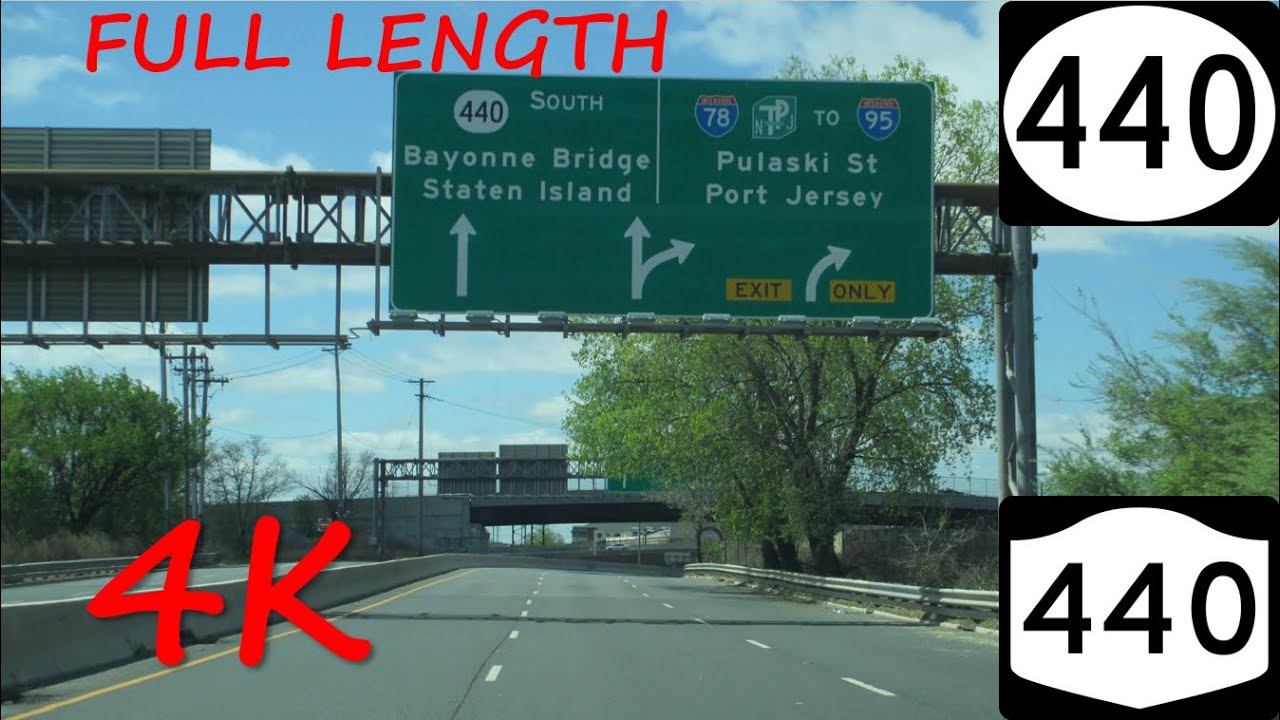 ⁴ᴷ NJ/NY Route 440 southbound [4K VIDEO]