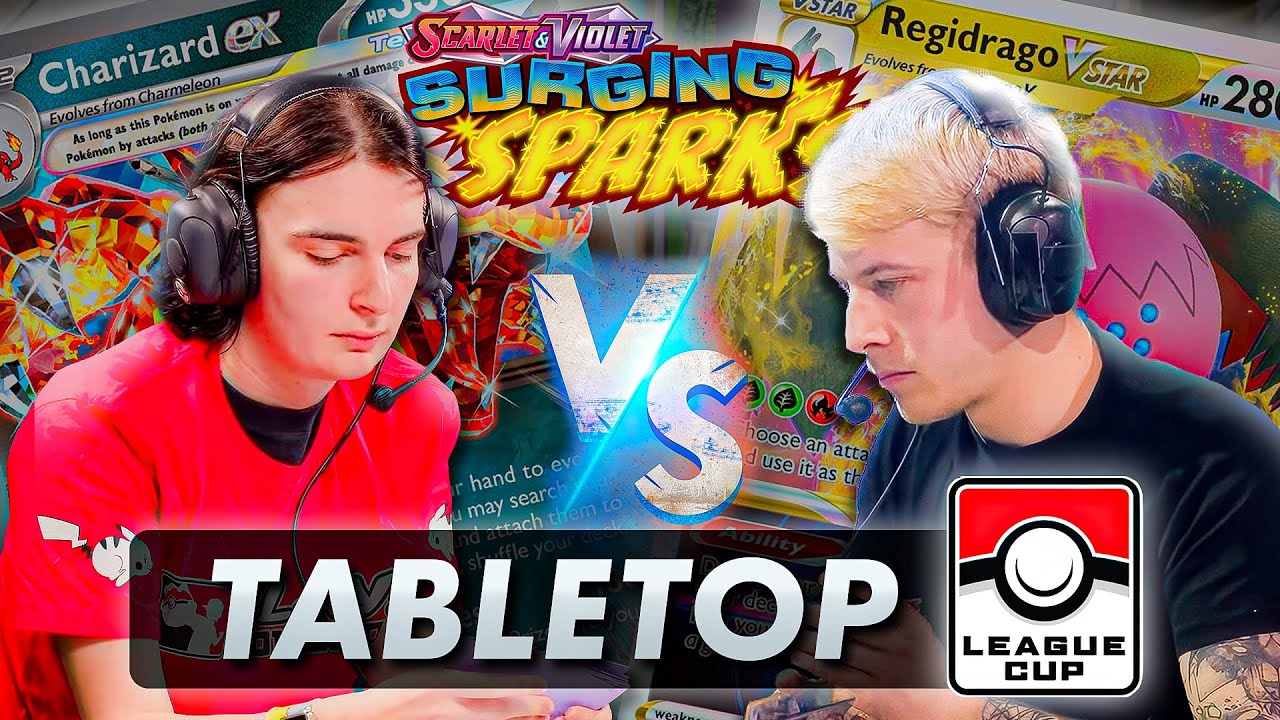 Charizard ex (Cali White) vs Regidrago VSTAR (Trevore Read)【SURGING SPARKS】League Cup | Tabletop