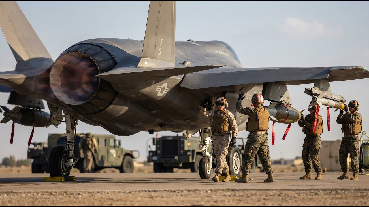 This F-35B Gets Armed Without Stopping &mdash; Inside Marine Hot-Load Ops