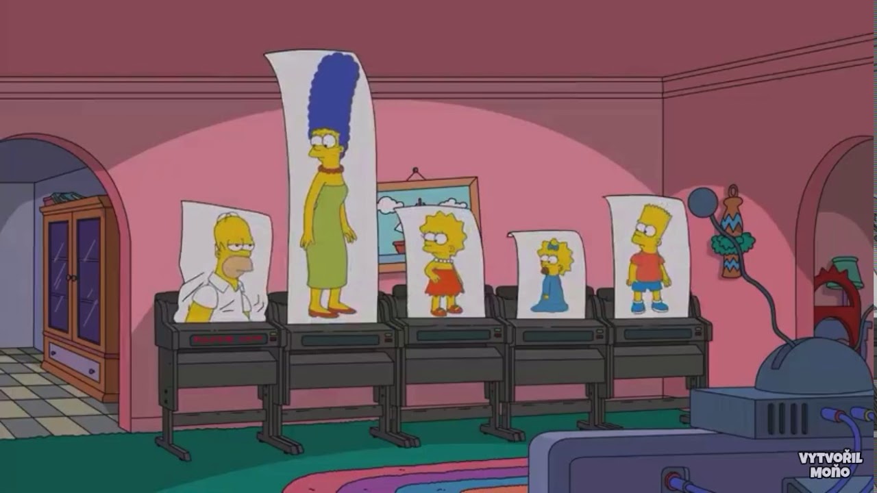 Vzhůru do D&aacute;nska Simpsonovi Česky