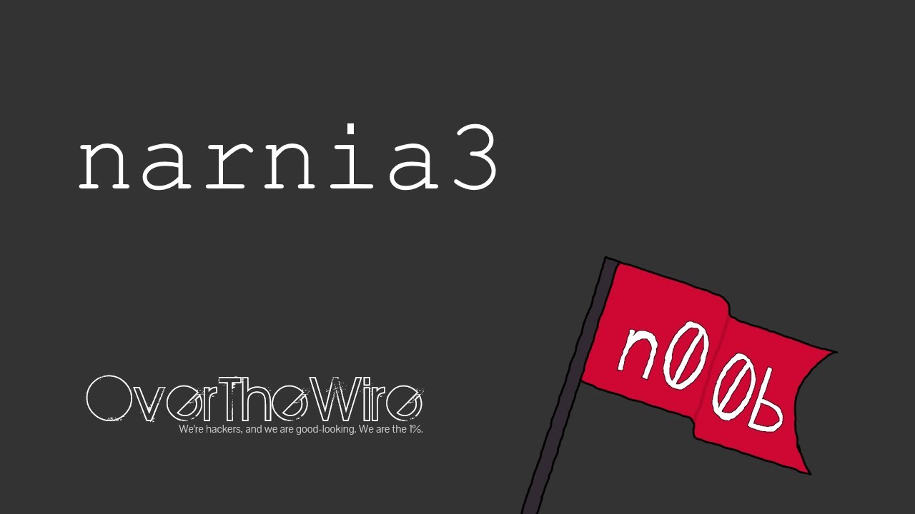 Solving narnia3 from overthewire - video writeup