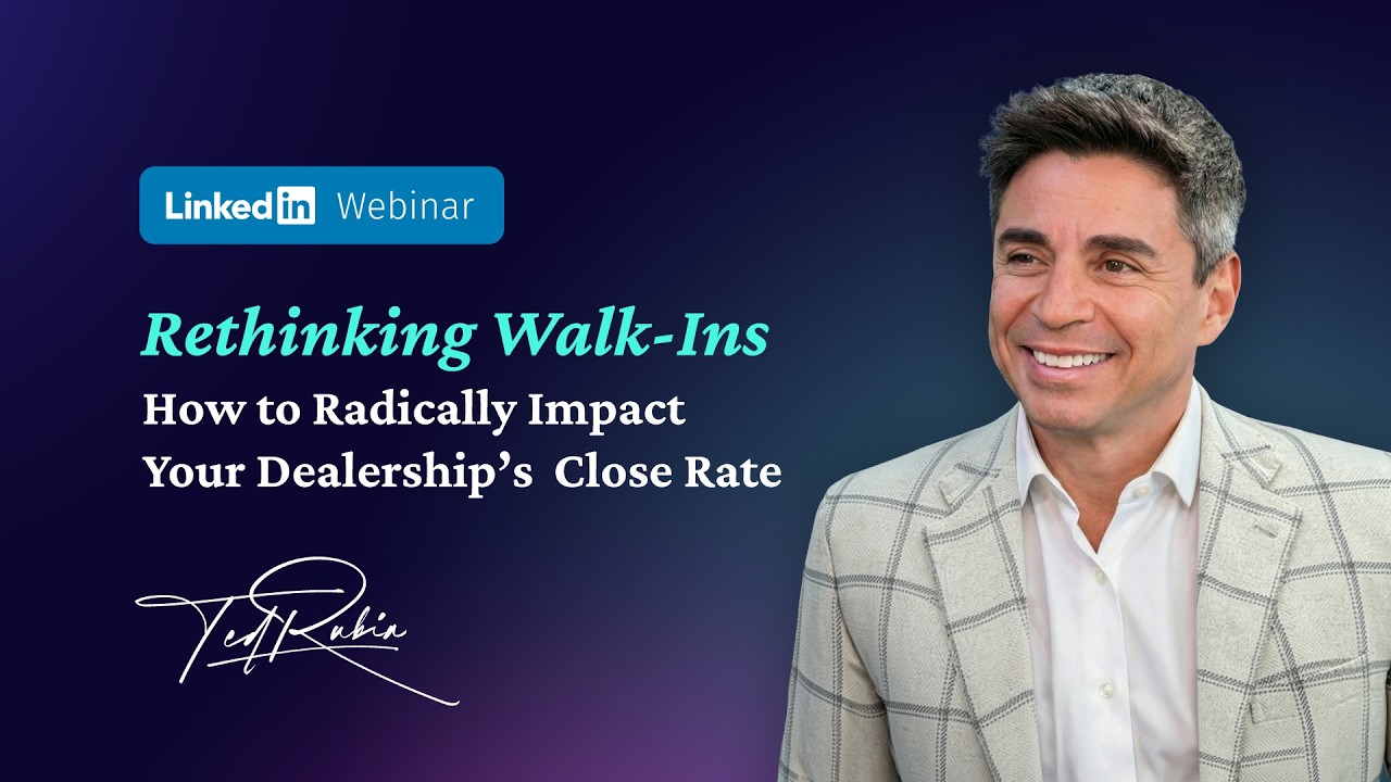 Rethinking Walk-Ins Webinar | Ted Rubin