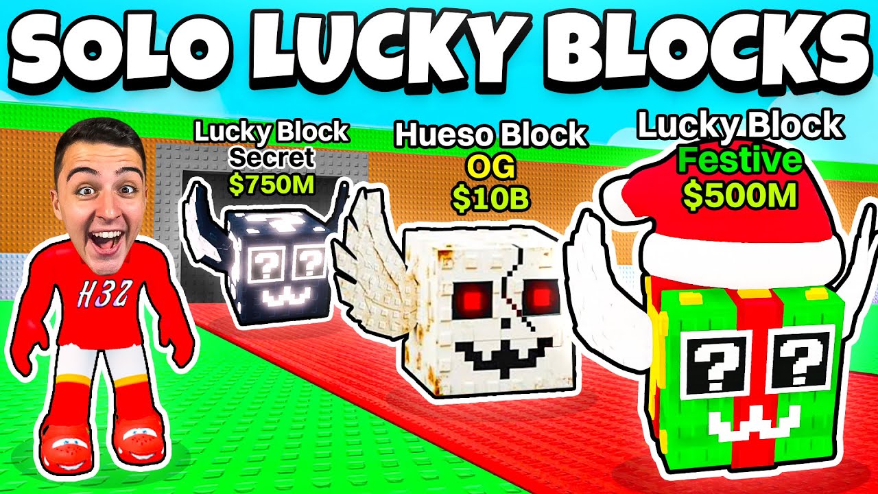 De $0 a 100 TRILLONES solo con LUCKY BLOCKS EXCLUSIVOS 😱🎄 (Steal a Brainrot)