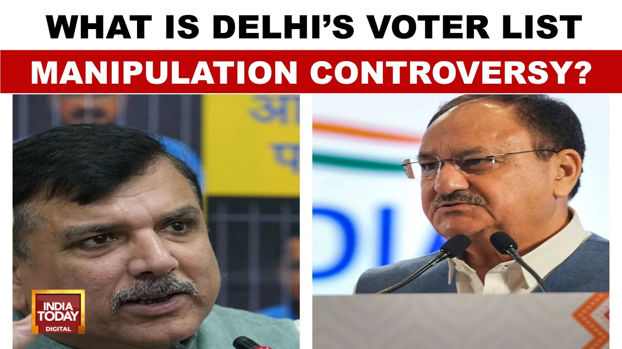 Delhi Elections: BJP-AAP Clash Over Voter List Manipulation and Sanjay Singh's Wife | India Today