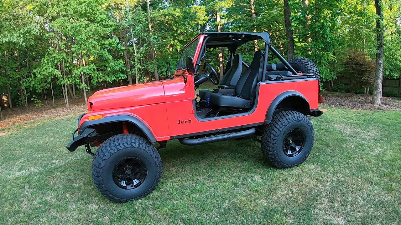 Jeep CJ7 Update 33 - New 35's Look Awesome!!!