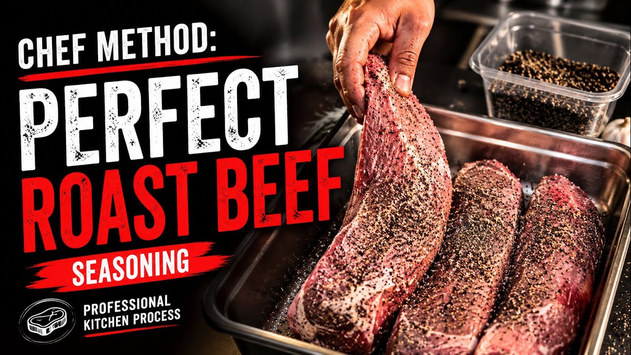 How to Make the Perfect Roast Beef: Royal Dry Ambassador and Premium Black Pepper
