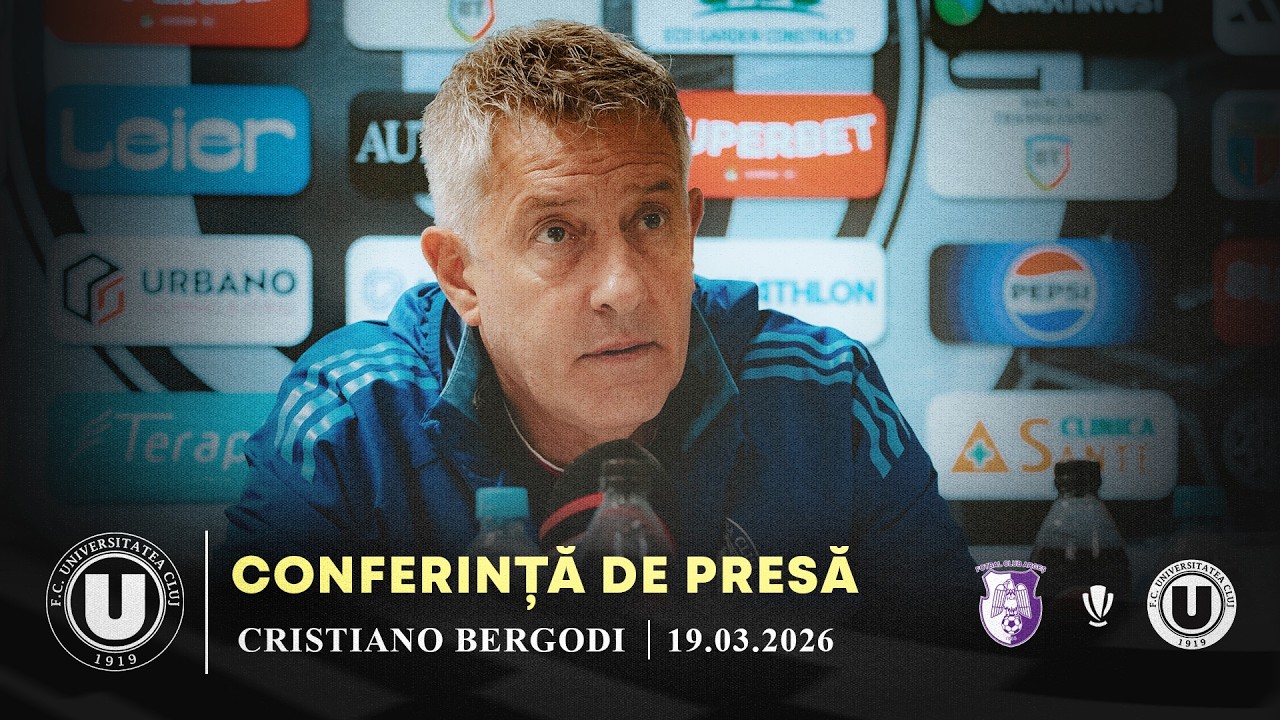 🎙 CONFERINȚĂ DE PRESĂ | Cristiano Bergodi: „Este un play-off în care se poate întâmpla orice”