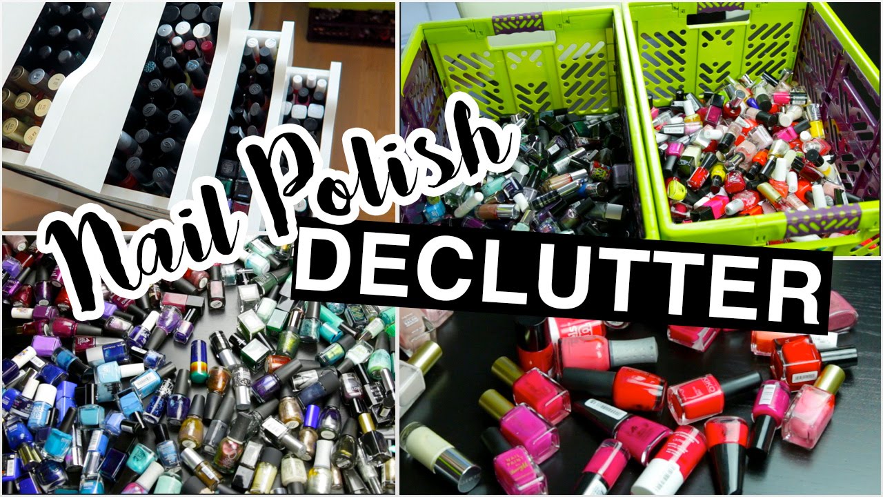 Nailpolish Declutter! Purging & Organizing my HUGE Stash!