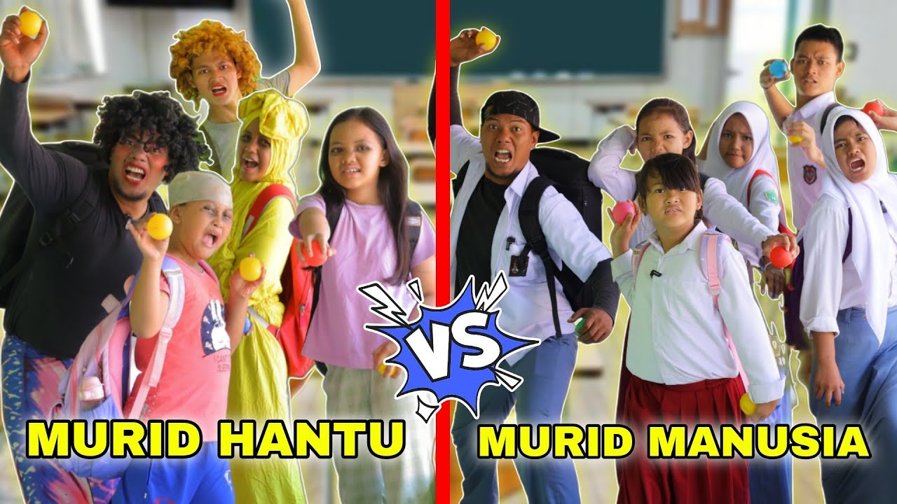 SISWA HANTU VS SISWA MANUSIA SIAPA YANG MENANG? | CHIKAKU FAMILY