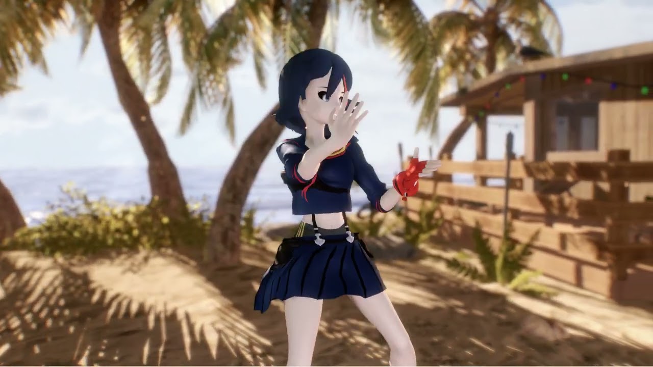 纏流子（まといりゅうこ）でMMD #mmd #キルラキル #纏流子 #まといりゅうこ