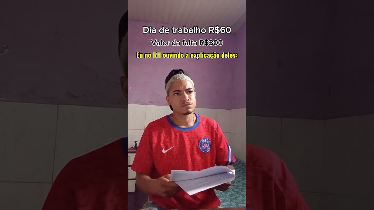Quando eu não falto procuro saber o porquê de tanto descontos. kkk 