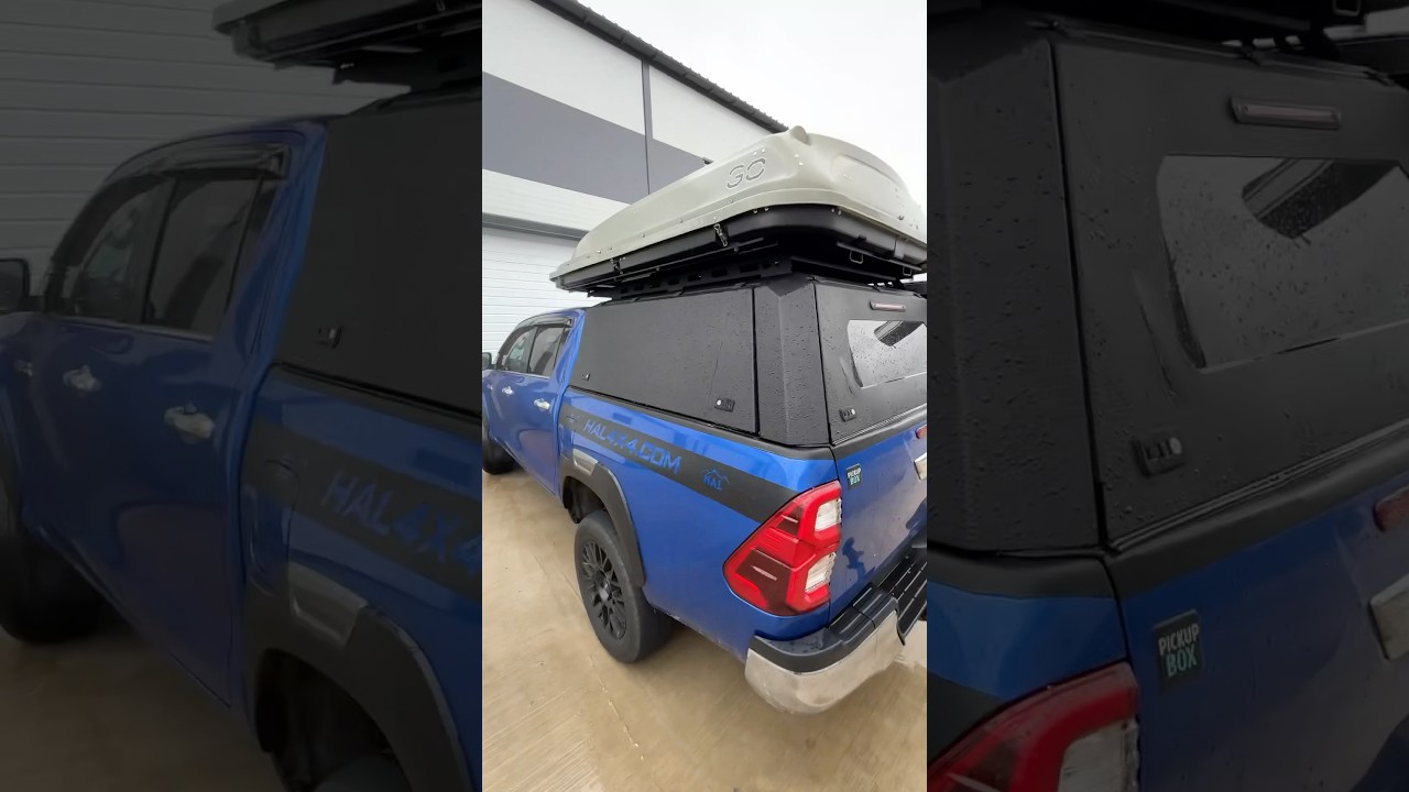 Обзор HAL кунга с крутыми фишками на Hilux Revo 2015+ #hal4x4 #аксесуарыдляпикапов #h8 #canopy #кунг