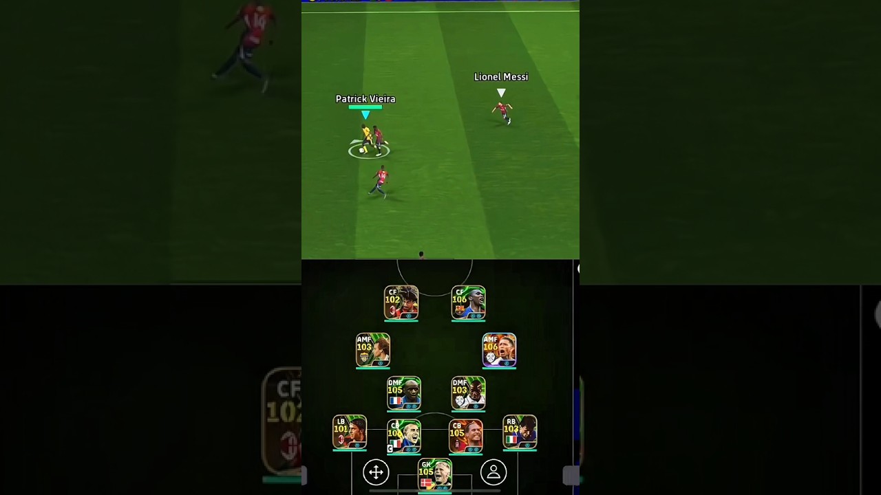 Best formation for long ball counter 2025 #efootball2025 #newformation