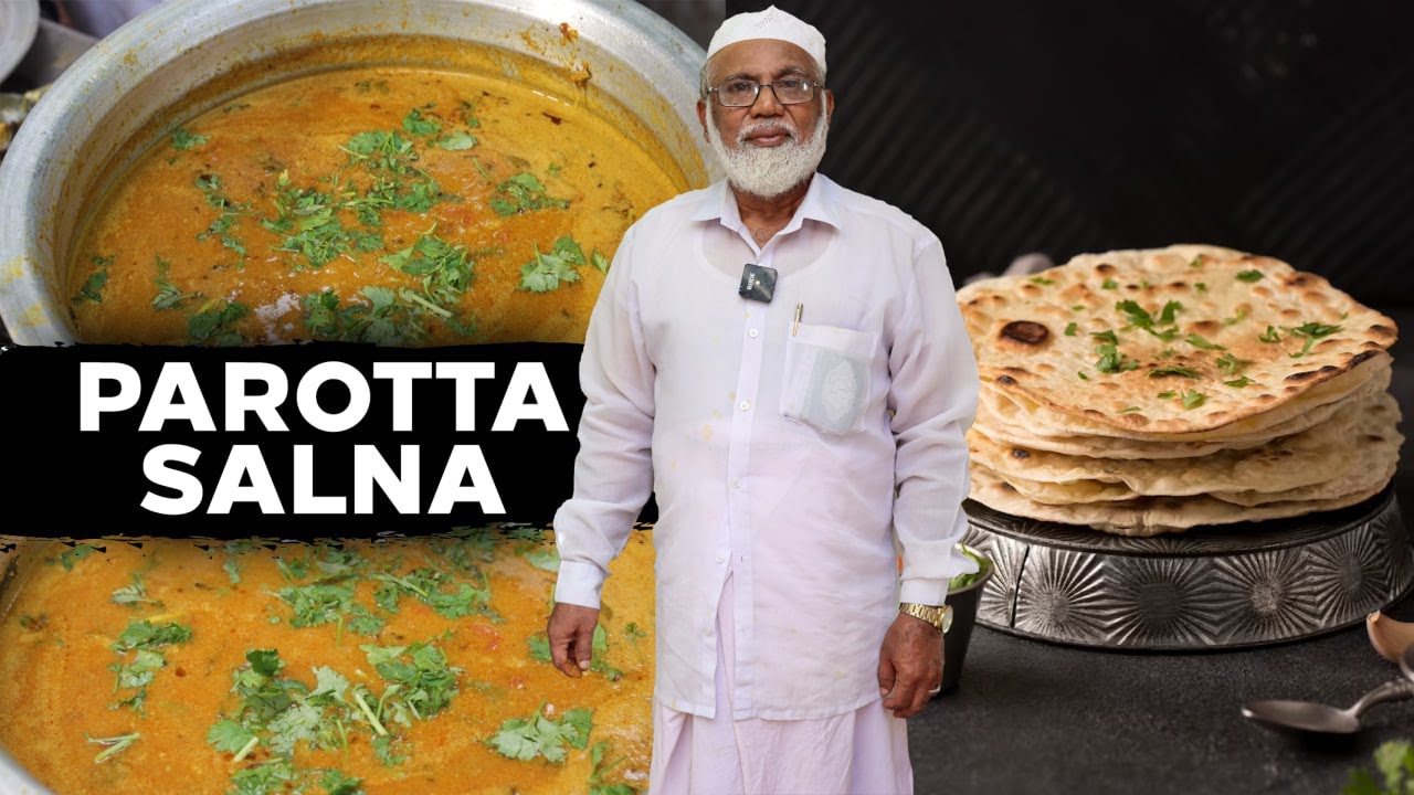 Hotel style Parotta Salna Recipe in Tamil | Madurai Famous Parotta Salna Recipe | பரோட்டா சால்னா