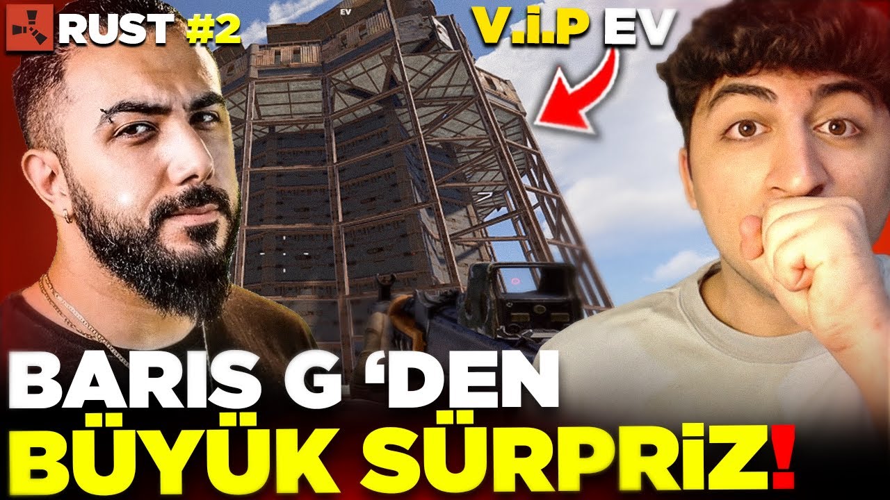 BARIŞ G DEN BÜYÜK SÜRPRİZ!  ( SERVERIN EN BÜYÜK EVİ! 😲 ) - Rust#2